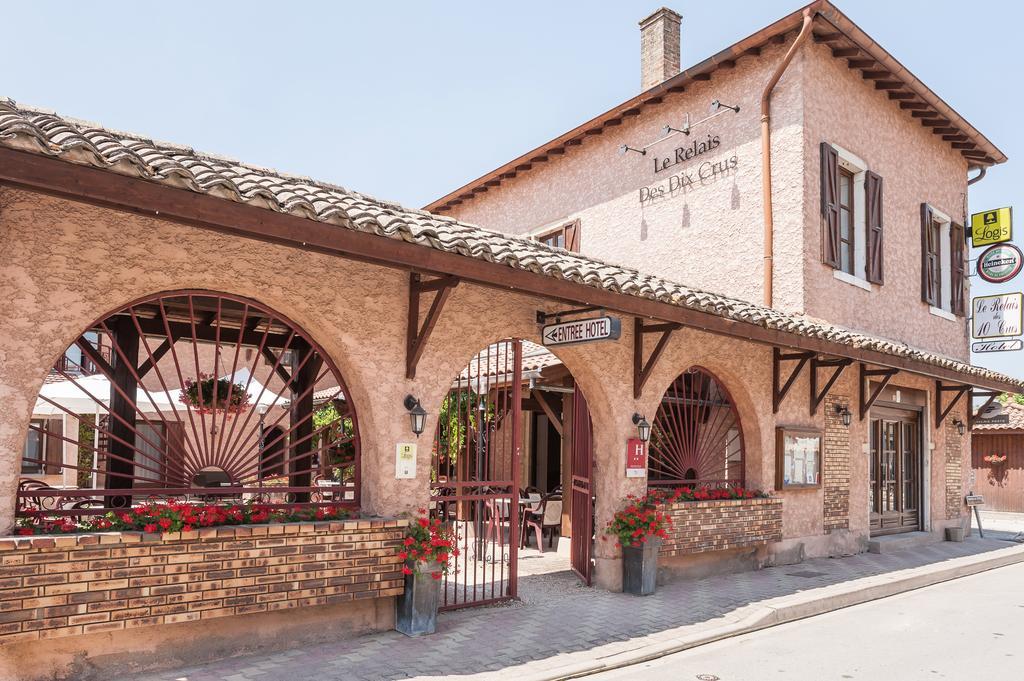 Le Relais Des Dix Crus - Logis Hotel B&B Corcelles-en-Beaujolais Exteriér fotografie