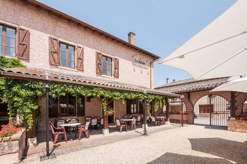 Le Relais Des Dix Crus - Logis Hotel B&B Corcelles-en-Beaujolais Exteriér fotografie